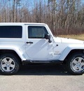 jeep wrangler 2012 white suv sahara gasoline 6 cylinders 4 wheel drive automatic 44024