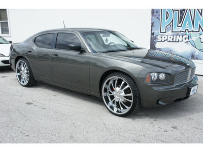 dodge charger 2008 dk  gray sedan gasoline 6 cylinders rear wheel drive automatic 77388