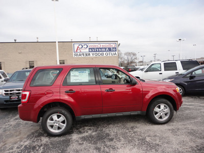 ford escape 2012 red suv xls gasoline 4 cylinders front wheel drive automatic with overdrive 60546