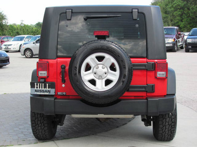 jeep wrangler 2009 red suv unlimited x gasoline 6 cylinders 4 wheel drive automatic 33884