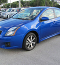 nissan sentra 2012 blue sedan s r gasoline 4 cylinders front wheel drive automatic 33884