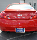 infiniti g37 coupe 2009 red coupe sport gasoline 6 cylinders rear wheel drive 6 speed manual 27616