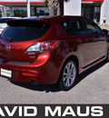 mazda mazda3 2010 red hatchback gasoline 4 cylinders front wheel drive automatic 32771