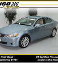 lexus is 250 2009 lt  blue sedan gasoline 6 cylinders rear wheel drive automatic 91731