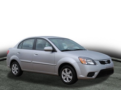 kia rio 2011 silver sedan lx gasoline 4 cylinders front wheel drive automatic with overdrive 77037