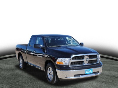 ram ram pickup 1500 2011 black pickup truck slt flex fuel 8 cylinders 2 wheel drive automatic with overdrive 77037