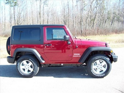 jeep wrangler 2012 red suv sport gasoline 6 cylinders 4 wheel drive automatic 44024