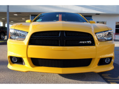 dodge charger 2012 yellow sedan srt8 super bee gasoline 8 cylinders rear wheel drive automatic 33157