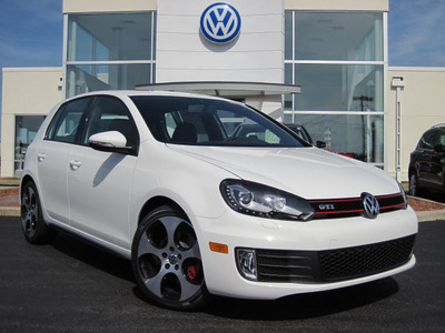 volkswagen gti 2012 white hatchback pzev gasoline 4 cylinders front wheel drive 6 speed automatic 46410