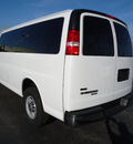 chevrolet express 2011 white van lt 3500 flex fuel 8 cylinders rear wheel drive automatic 60007