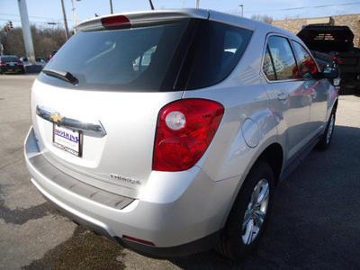 chevrolet equinox 2012 silver ls flex fuel 4 cylinders front wheel drive automatic 60007
