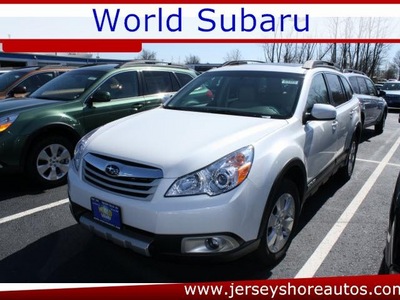 subaru outback 2012 white wagon 2 5i limited gasoline 4 cylinders all whee drive automatic 07701