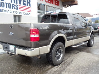 ford f 150 2007 brown pickup truck king ranch gasoline 8 cylinders 4 wheel drive automatic 98674