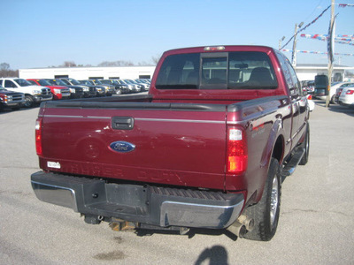 ford f 250 super duty 2008 maroon clearcoat lariat diesel 8 cylinders 4 wheel drive automatic 62863
