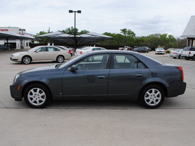 cadillac cts 2007 gray sedan gasoline 6 cylinders rear wheel drive automatic 76087