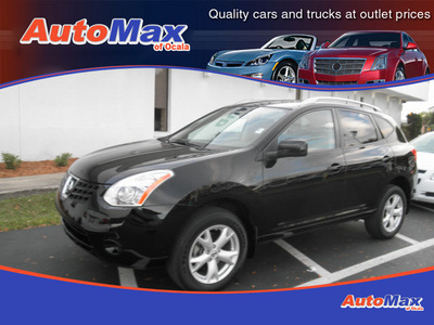 nissan rogue 2009 black suv sl gasoline 4 cylinders front wheel drive automatic 34474