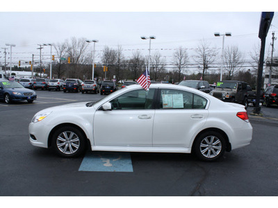 subaru legacy 2011 satin white sedan 2 5i premium gasoline 4 cylinders all whee drive automatic 07701