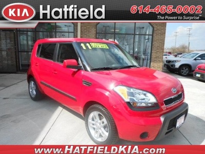 kia soul 2011 red wagon soul gasoline 4 cylinders front wheel drive automatic 43228