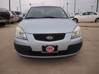 kia rio 2006 blue sedan lx gasoline 4 cylinders front wheel drive automatic 75228