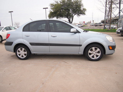 kia rio 2006 blue sedan lx gasoline 4 cylinders front wheel drive automatic 75228