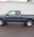 toyota tacoma 2003 green gasoline 6 cylinders 4 wheel drive 5 speed manual 98371