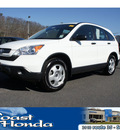 honda cr v 2007 white suv lx gasoline 4 cylinders all whee drive automatic with overdrive 08750