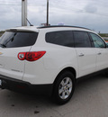 chevrolet traverse 2012 white lt gasoline 6 cylinders all whee drive automatic 76087