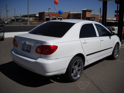 toyota corolla 2007 white sedan gasoline 4 cylinders front wheel drive automatic 79925