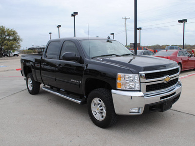 chevrolet silverado 2500hd 2009 black ltz gasoline 8 cylinders 4 wheel drive automatic 76087