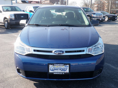 ford focus 2009 blue sedan se gasoline 4 cylinders front wheel drive automatic 61832