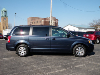 chrysler town and country 2008 dk  blue van touring gasoline 6 cylinders front wheel drive shiftable automatic 61832