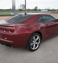 chevrolet camaro 2010 maroon coupe ss gasoline 8 cylinders rear wheel drive automatic 76087