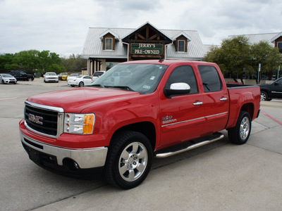 gmc sierra 1500 2011 red sle flex fuel 8 cylinders 2 wheel drive automatic 76087