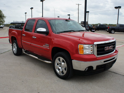 gmc sierra 1500 2011 red sle flex fuel 8 cylinders 2 wheel drive automatic 76087