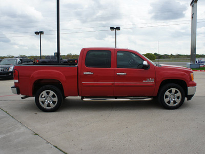 gmc sierra 1500 2011 red sle flex fuel 8 cylinders 2 wheel drive automatic 76087