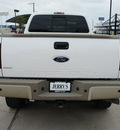 ford f 350 super duty 2010 white king ranch diesel 8 cylinders 4 wheel drive automatic 76087