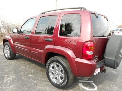 jeep liberty 2003 dk red suv limited gasoline 6 cylinders 4 wheel drive automatic 43228