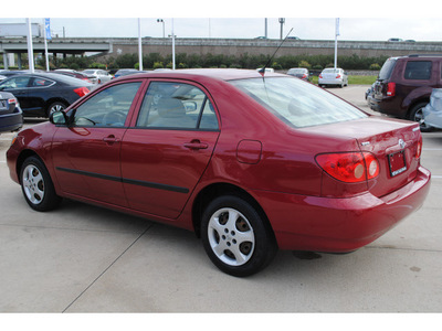 toyota corolla 2008 dk  red sedan ce gasoline 4 cylinders front wheel drive automatic with overdrive 77065
