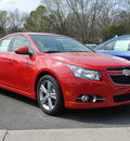 chevrolet cruze 2012 red sedan lt gasoline 4 cylinders front wheel drive automatic 27591