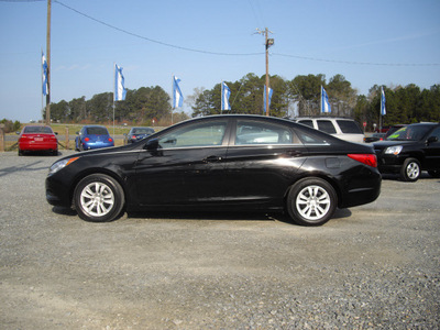 hyundai sonata 2011 black sedan gls gasoline 4 cylinders front wheel drive automatic 27569