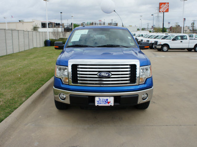 ford f 150 2010 blue xlt gasoline 8 cylinders 2 wheel drive automatic 76108