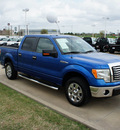 ford f 150 2010 blue xlt gasoline 8 cylinders 2 wheel drive automatic 76108