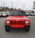 jeep cherokee 2001 red suv sport gasoline 6 cylinders 4 wheel drive automatic 27215