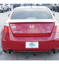 honda accord 2009 red coupe ex l v6 gasoline 6 cylinders front wheel drive automatic 77388