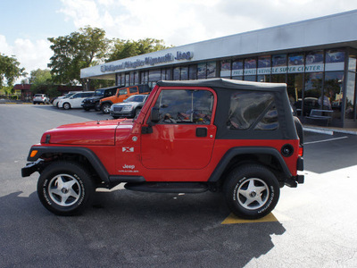 jeep wrangler 2006 red suv x gasoline 6 cylinders 4 wheel drive 6 speed manual 33021