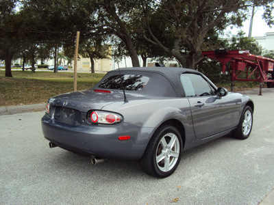 mazda mx 5 miata 2008 gray gasoline 4 cylinders rear wheel drive 32901