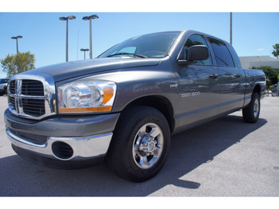 dodge ram pickup 1500 2006 gray slt gasoline 8 cylinders rear wheel drive automatic 33157