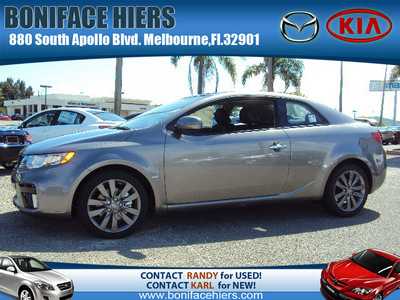 kia forte 2012 lt  gray coupe sx gasoline 4 cylinders front wheel drive automatic 32901