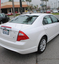 ford fusion 2011 white sedan sel gasoline 4 cylinders front wheel drive automatic 91010