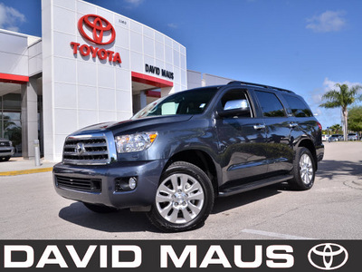 toyota sequoia 2010 gray suv platinum gasoline 8 cylinders 4 wheel drive automatic 32771
